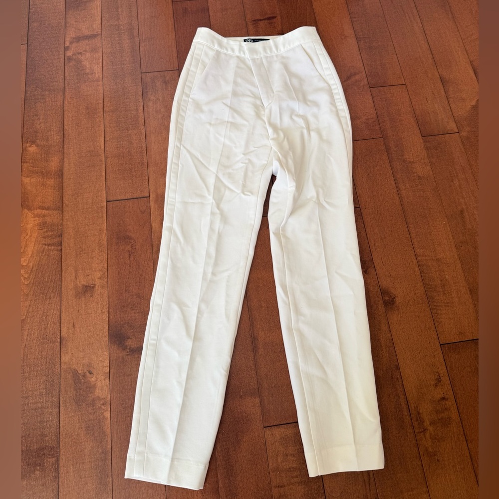 Zara White Slim Tailored Men’s Chinos